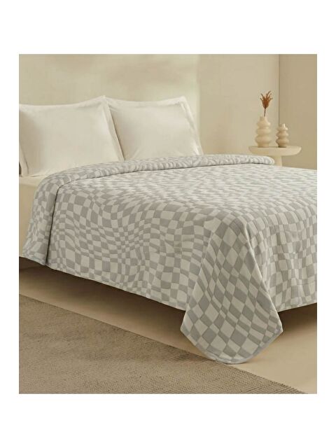 Dolce Bonita Home Wellsoft Square Battaniye 200x220 Bej - Uyku Bandı Hediyeli BEJ - S000492184-19928