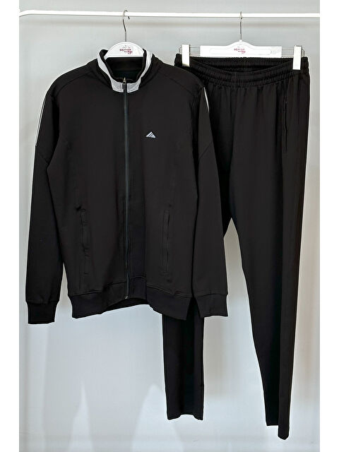 Remsa Erkek Elastanlı Penye Eşofman Takımı 3715 Siyah - S000296352-19351