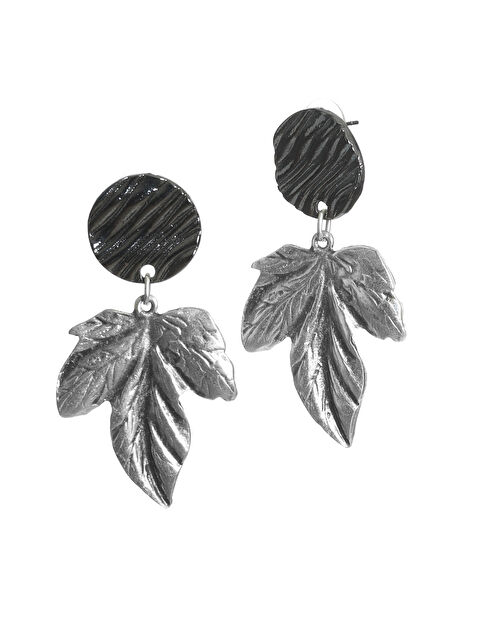 Labalaba Kadın Çivili Model Yaprak Formlu Küpe - S000451245-37295