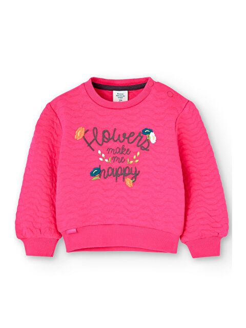 Boboli Kız Çocuk Sweatshirt Koyu Pembe - S000267515-20022