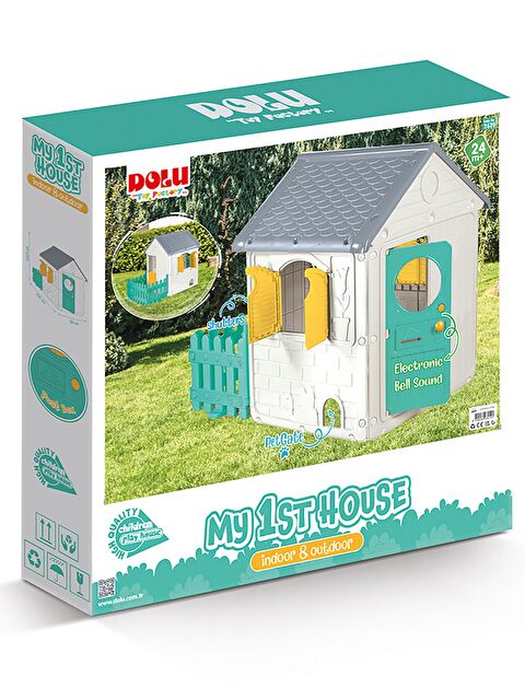 Dolu Oyuncak Çitli İlk Evim - Yeşil Standart - S000512108-18194