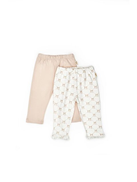 BabyCosy Organic  Bebek 2li Pantalon %100 Organik Pamuk , Bebek - Yenidoğan- csy8145 - S000443385-19965