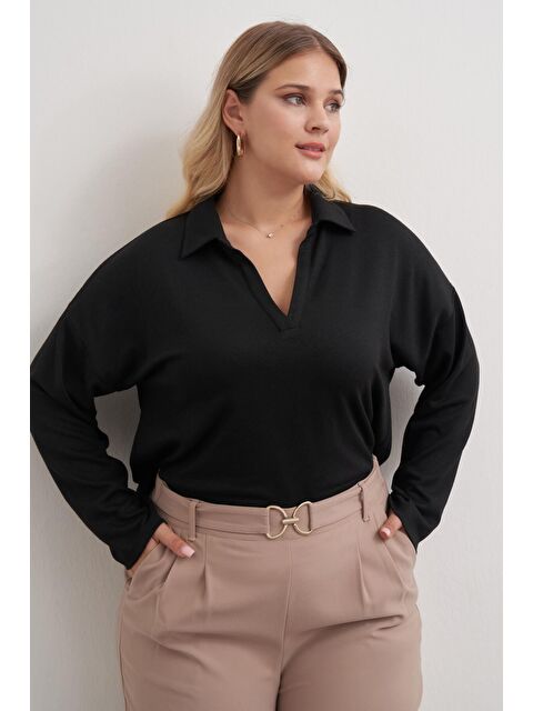 Mylinemoda Polo Yaka Triko Bluz - S000329244-19351