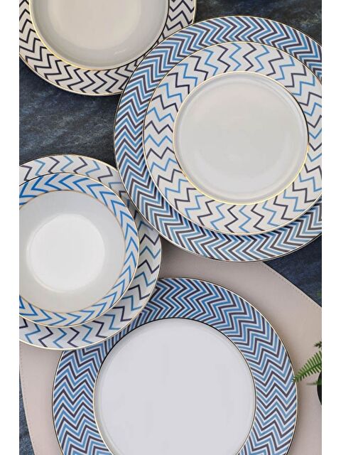 Kütahya Porselen Leonberg Yemek Takımı 24 Parça 6 Kişilik - S000266454-37243