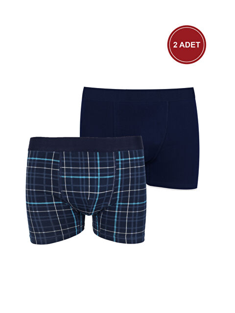 Koza İç Giyim Erkek 2'li Pamuklu Elastanlı Boxer - S000427615-37350