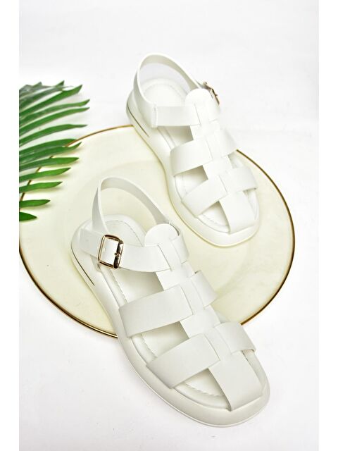 Fox Shoes S5181060 Beyaz Kadın Sandalet - S000152397-20063