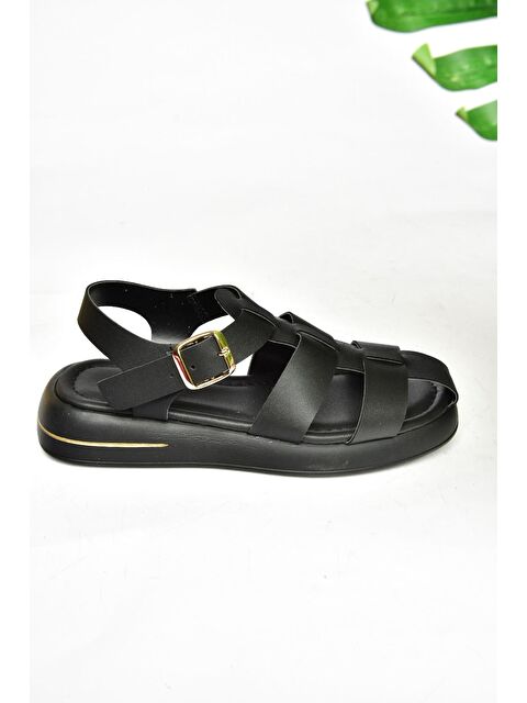 Fox Shoes S5181060 Siyah Kadın Sandalet - S000152397-19351