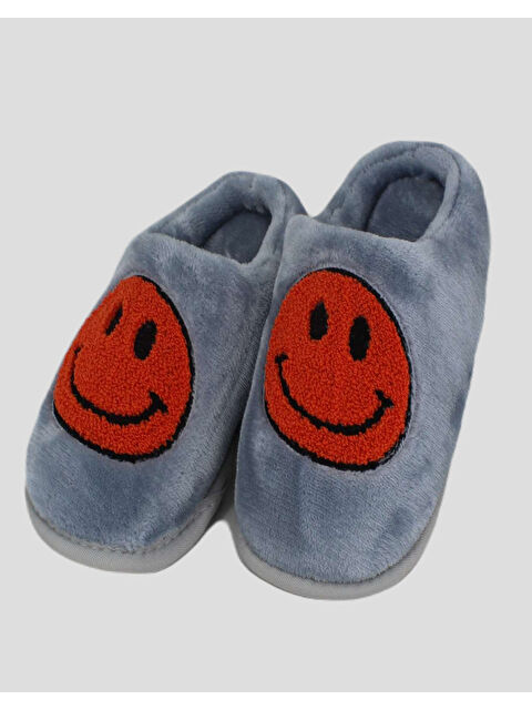 Chirpy YUBİ - Gülen Yüz Emojili Kadın Ev Terliği - S000268975-17234