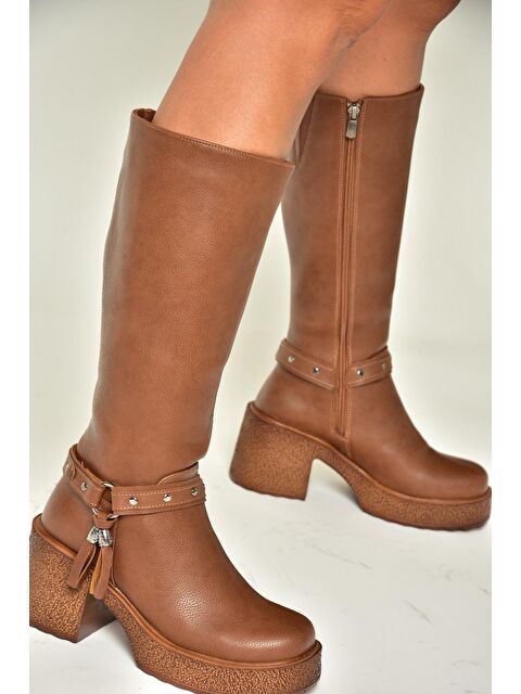 Fox Shoes T9962240 Taba Kadın Çizme - S000286216-37454