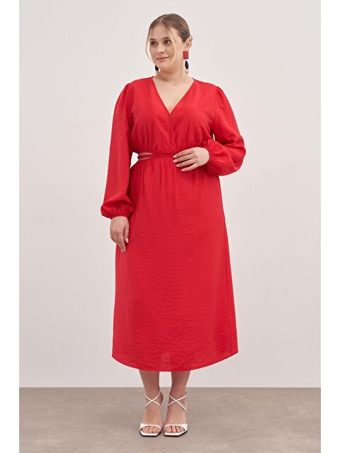 Mylinemoda Cut-Out Elbise - S000329253-20045