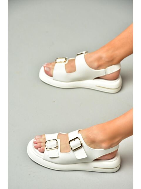 Fox Shoes S5181083 Beyaz Kadın Sandalet - S000152401-20063