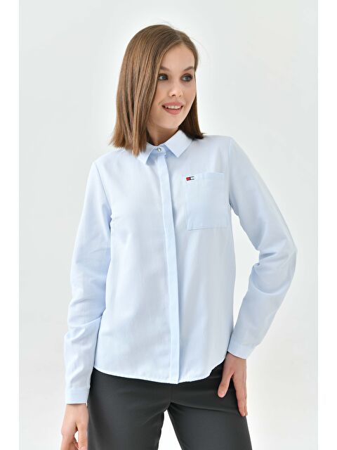 Pera Moda Armüllü Klasik Kesim Ofis-Okul Gömleği - S000315545-3642