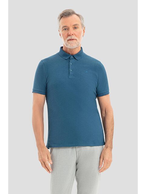 Sabri Özel Parlement Düğmeli Polo Yaka Regular Fit Erkek T-Shirt - S000525470-17234