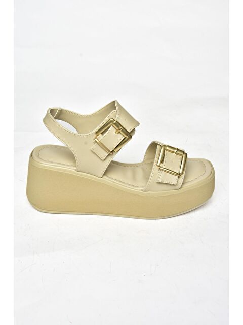 Fox Shoes S5905504 Bej Kadın Sandalet - S000152407-19928
