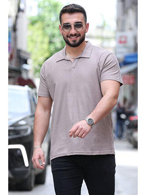 Mishar İtalia Elastanlı Polo Yaka Erkek Tişört - S000302335-26429