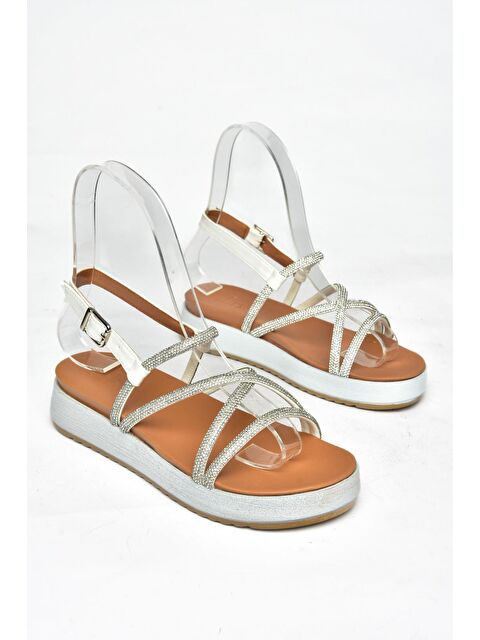 Fox Shoes S3140024 Beyaz Kadın Sandalet - S000152411-20063