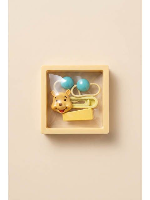 Katia And Bony Ayıcık Figürlü Plastik Kutulu Toka Seti Sarı