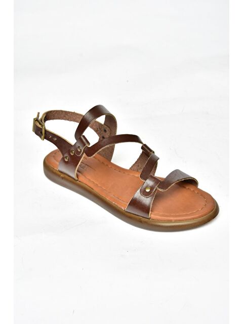 Fox Shoes S2910184 Kahverengi Kadın Sandalet - S000152416-19413