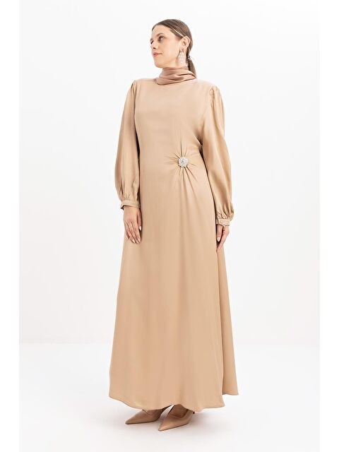 ALLDAY Vizon-Aksesuar Detaylı Kuşaklı Elbise - S000400024-26429