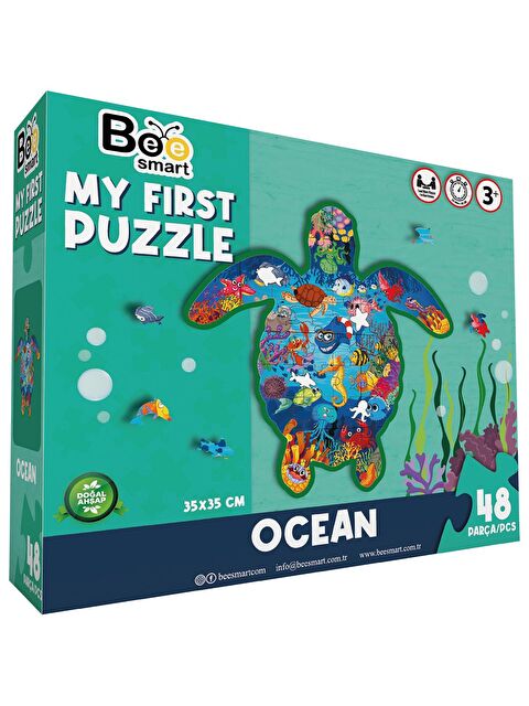 Bee Smart Ahşap Puzzle Su Altı - Standart