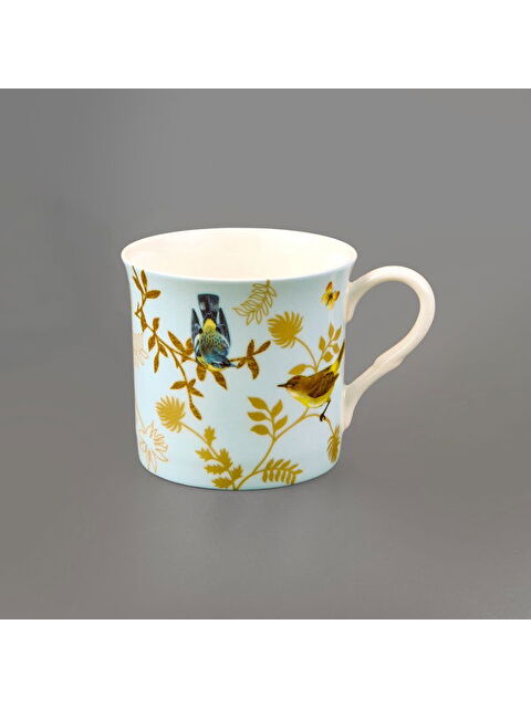 Evidea Kitchen Kuş Desenli New Bone Kupa - Renkli - 300 ml