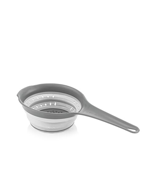 TABAK EVİ Qlüx İdeas Katlanabilir Saplı Süzgeç Gri 31cm - S000395784-23173