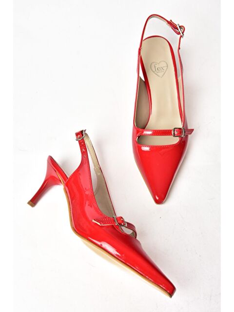 Fox Shoes S6540722 Kırmızı Kadın Topuklu Ayakkabı - S000152431-20045
