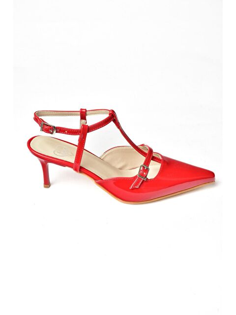 Fox Shoes S6540712 Kırmızı Kadın Topuklu Ayakkabı - S000152430-20045