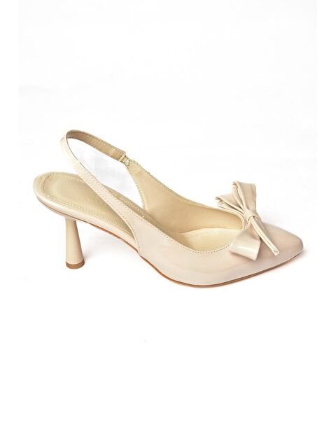 Fox Shoes S5180819 Bej Kadın Topuklu Ayakkabı - S000152432-19928