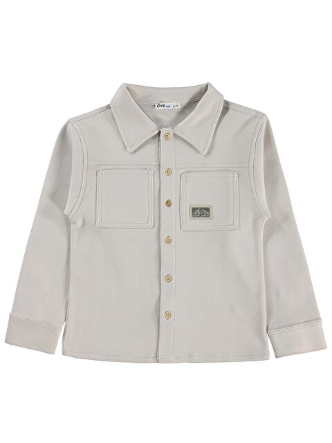 Civil Boys Basic 10-13 Yaş Gömlek - Koyu Taş Rengi