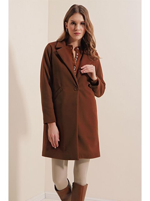 Bigdart 9085 Kaşe Kaban - D.Kahve - S000089540-19413