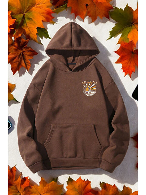 uyguntarz Arizona Baskılı Unisex Oversize Sweatshirt - S000265593-17365