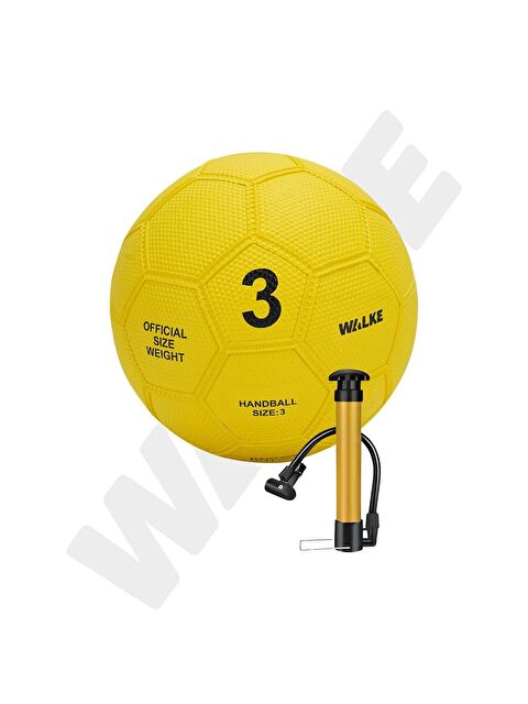 WALKE Premium 3 Numara Kauçuk Hentbol Topu Pompa Hediyeli - S000505726-20072