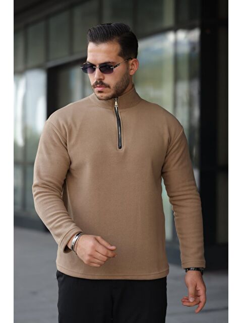 Jane's Erkek Zip Yaka Polar Sweat