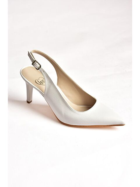 Fox Shoes S6540717 Beyaz Kadın Topuklu Ayakkabı - S000152436-20063