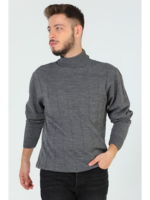 Mishar İtalia Erkek Yarım Balıkçı Triko Kazak - S000300625-29351