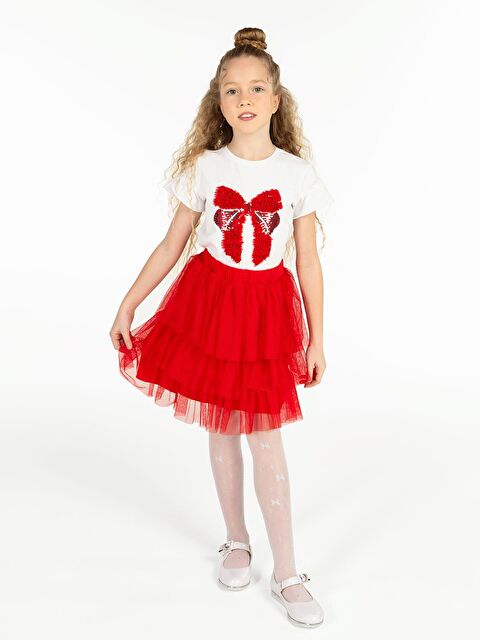 Civil Girls Kız Çocuk Külotlu Çorap 2-12 Yaş Beyaz