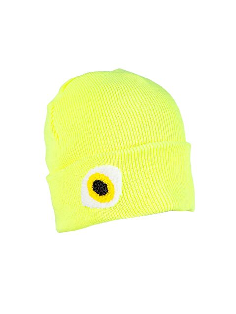 New Obsessions Unisex Yumuşak Göz Punch Nakışlı Bere - S000121977-20072