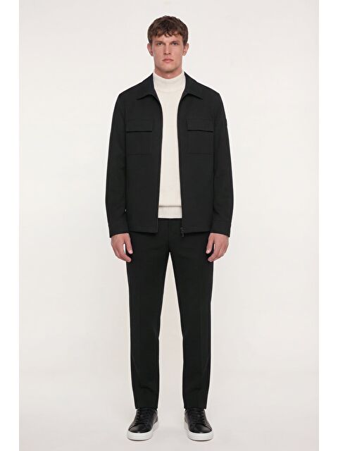 Sabri Özel Erkek Haki Normal Kesim Regular Fit Viskon Fleto Kapaklı Cep Fermuarlı 6 Drop Takım