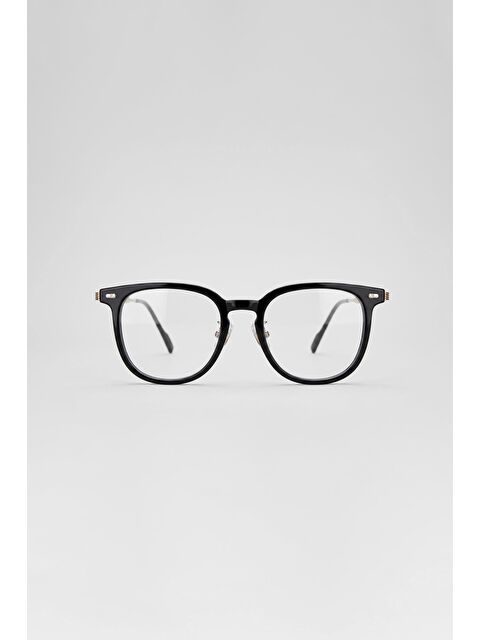 Abluka Online Unisex Nova Kemik Çerçeve Oval Gözlük Siyah