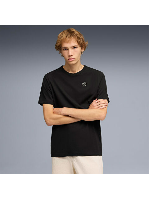 Puma Essential Elevated Erkek Siyah Tişört - S000513607-19351