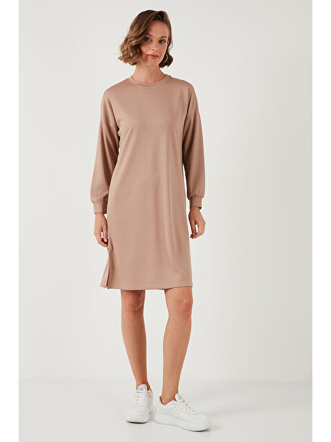 Lela Kumaş Relaxed Fit Yırtmaçlı Kadın Tunik 5865878 - S000265288-29705