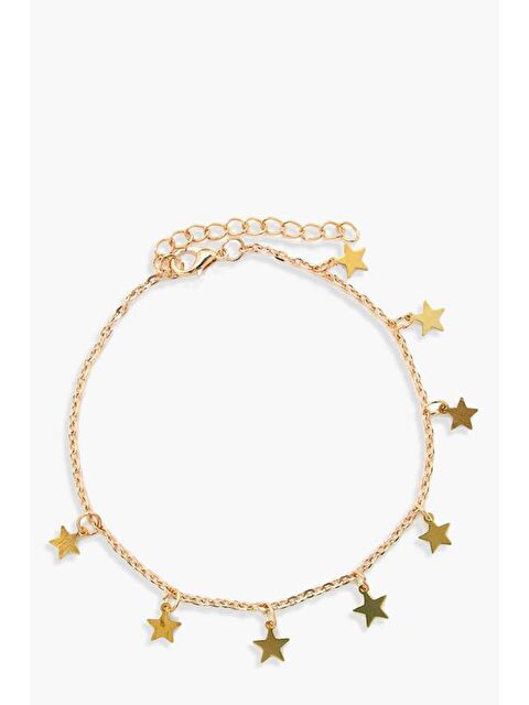 New Obsessions Venüs Yıldız Sallantılı Kadın Altın Kaplama Halhal - S000178539-20076