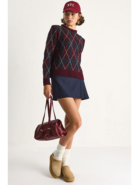 SHADE Kadın Baklavalı Kazak - S000443454-37253