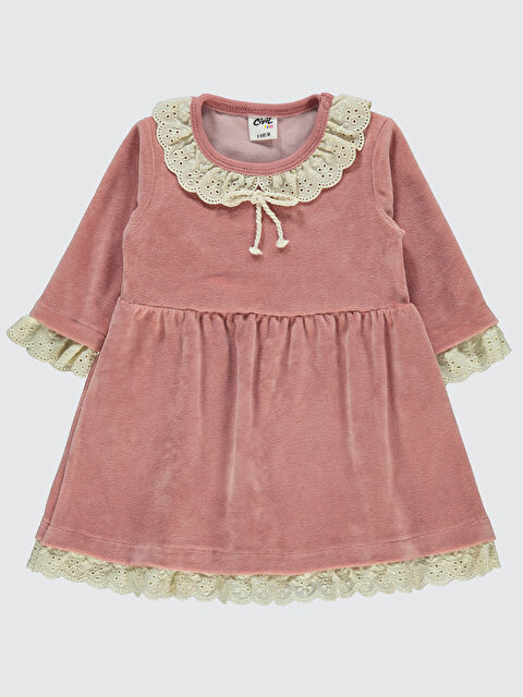 Civil Baby Kız Bebek Elbise 6-18 Ay Pudra - S000318347-7152