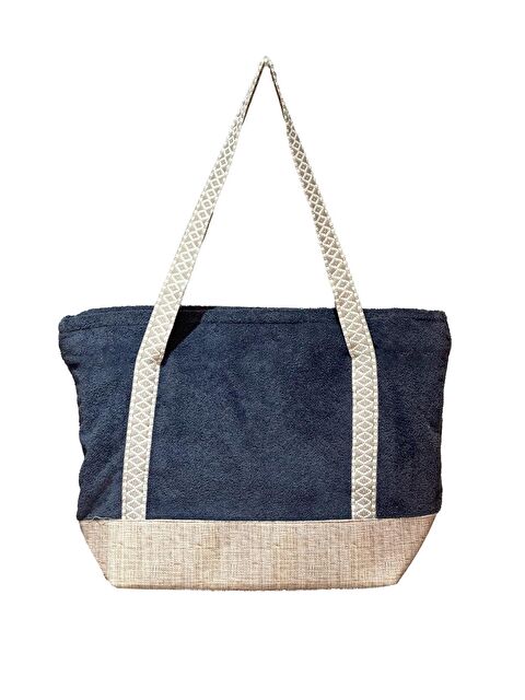 Remsa Pamuklu Havlu Plaj Çantası Antrasit - S000210515-29666