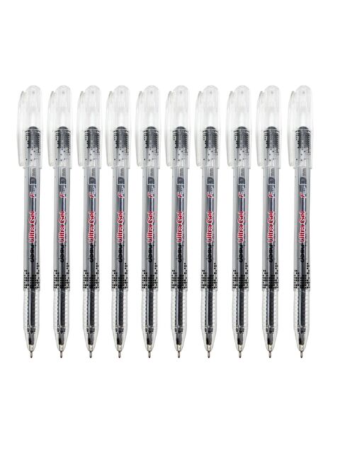 Dosy Ultra Fine İğne Uçlu 0.7 Mm Jel İmza Kalemi Siyah 10 Adet - S000116591-19351