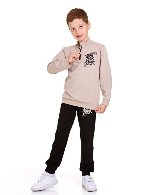 Myhanne Dont Look Baskılı Fermuarlı Takım 54403 - S000339722-19928