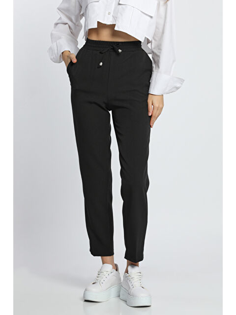 Gülseli Bel Lastikli Rahat Kumaş Pantolon - S000299859-19351