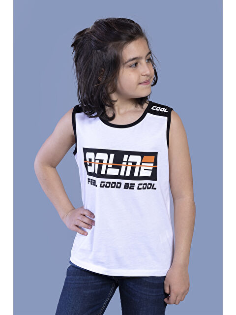 Toontoykids Erkek Çocuk Omuz Kısmı Online Baskılı Atlet - S000255467-20063